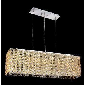  Brilliant rectangular fashioned crystal chandelier lights 