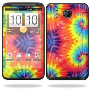   Vinyl Skin Decal Cover for HTC Desire HD A9191 Cell Phone   Tie Dye 2