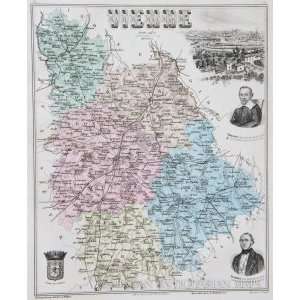  Vuillemin Map of Vienne (1886)
