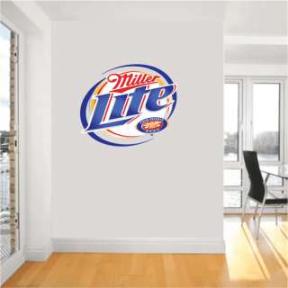Miller Lite Beer Alcohol Bar Wall Decor Sticker 24Long  