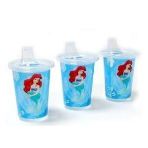 Disney Ariel 10 oz. Sippy Cups   3 pack