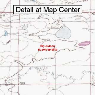   Map   Big Judson, Wyoming (Folded/Waterproof)