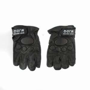  Durable Leather Fingerless glove for Race Outdoor sports 