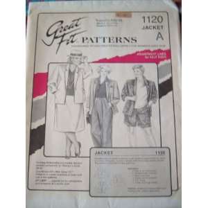  JACKET SIZE 38 60 SEWING PATTERN FROM GREAT FIT PATTERNS #1120 PLUS 