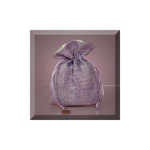   16 Lavender False Jute Fabric Bag