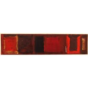 FRAMED oil paintings   Mark Rothko (Marcus Rothkowitz)   24 x 6 inches 