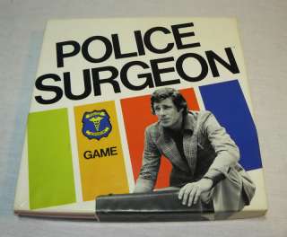 RARE 1972   POLICE SURGEON BOARD GAME   EMERGENCY MEDICAL GAME BASED 