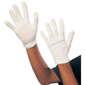  Childrens White Cotton Costume Gloves Toys & Games