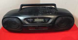 Vintage Panasonic RX DT55 AM/FM Dual Cassette CD Boombox w/Electronic 