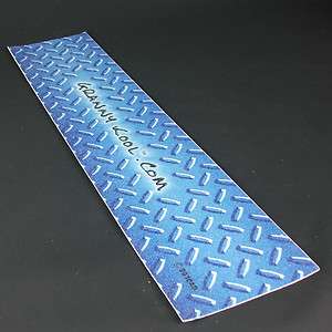 Checker Plate Scooter Grip Tape Grannykool Blue griptape  