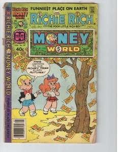RICHIE RICH COMIC BOOK HARVEY WORLD NO 44 1980  