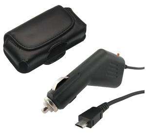 Car Charger+Case for Samsung Rugby II A847  