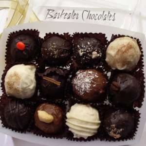 The Chocolate Truffle Sampler 12 pc. Box Grocery & Gourmet Food