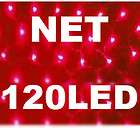 New 120 LED Red NET lights Party wedding garden Xmas