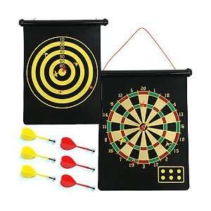   Magnetic Roll up Dart Board and Bullseye Game w/ Darts