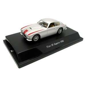   Fiat 8V Zagato Coupe in silver with red accents 518130 Toys & Games