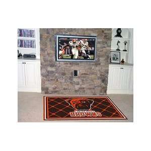 Cleveland Browns Tailgate Area Rug 5 x 8  Sports 