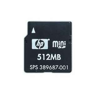  HP Genuine 512MB Mini SD Flash Memory Card   New   391828 