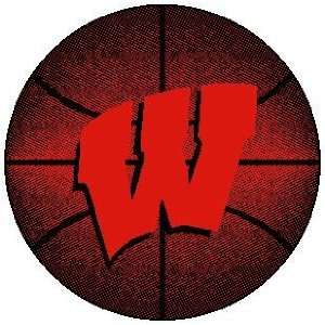  Wisconsin Badgers Basketball Rug 4 Round