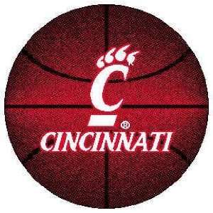  Cincinnati Bearcats Basketball Rug 4 Round