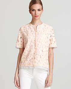 DIANE von FURSTENBERG Top   Warner Flower Lace