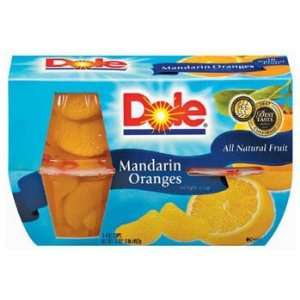 Dole Mandarine Oranges Fruit Bowl in Light Syrup 4   4 oz cups  