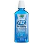 ACT Restoring Mouthwash, Cool Splash Mint, 18 Ounce Bottle (Pack of 4)