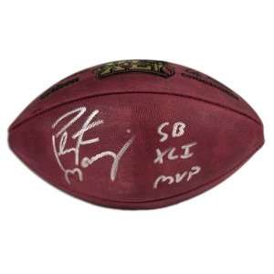   Manning Signed Ball   with SB MVP Inscription