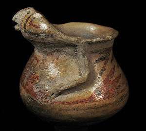Ancient Pre Columbian Effigy CASAS GRANDES Pottery Indian Artifact Pot 
