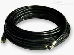 25 ft RG 6 Black COAXIAL CABLE RG6 Coax Satellite TV  