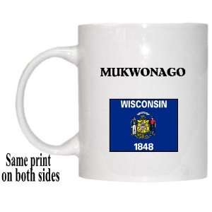    US State Flag   MUKWONAGO, Wisconsin (WI) Mug 