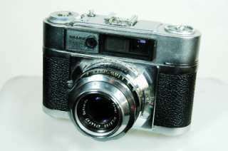Super Paxette II camera + Xenar 50mm f2.8 lens.  