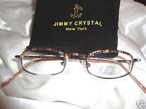 Jimmy Crystal Reading Glasses Half Leopard 200 (o/)  