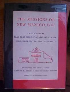 The Missions of New Mexico 1776 SOUTHWEST HISTORY RARE*  