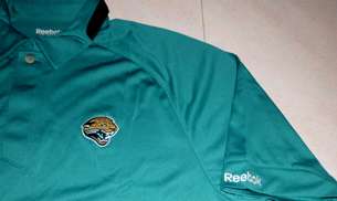   Jaguars Sideline Polo Shirt 2XL Reebok NFL Embroidered Logos  