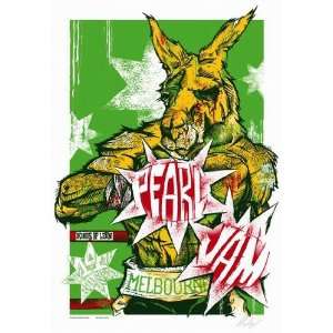  Pearl Jam 2006 Melbourne Show Poster