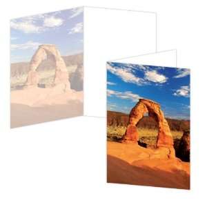 ECOeverywhere Delicate Arch Boxed Card Set, 12 Cards and Envelopes, 4 