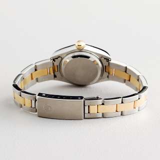 Ladies Rolex Datejust 2Tone 18K Gold/Stainless Steel Watch Silver 