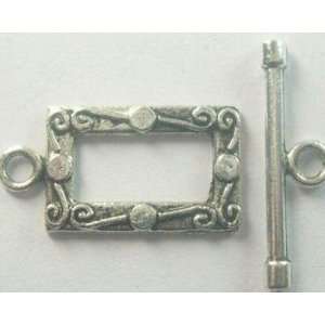   Clasp Antique Silver Lead Free Pewter   1 Clasp Arts, Crafts & Sewing