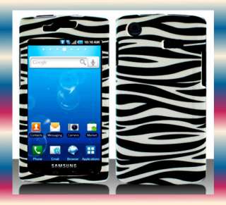 Siler zebra Samsung Captivate Galaxy S SGH i897 Phone Cover Hard Shell 