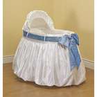   for You Bassinet Liner/Skirt and Hood   w/ Blue Sash   Size 16 x 32