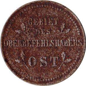   Germany 2 Kopeks WWI Military Coinage for use in Russia, Poland etc