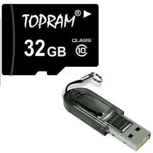 com TOPRAM 32GB 32G Class 10 MicroSD C10 MicroSDHC Micro SDHC Memory 
