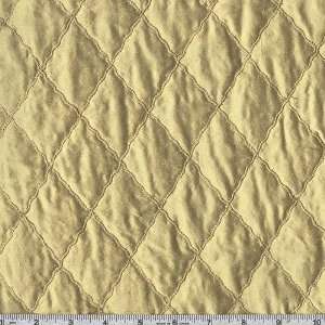   Quilted Iridescent Gold Dust Fabric By The Yard Arts, Crafts & Sewing