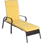  com ali patio outdoor smooth edge yellow chaise lounge