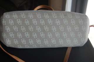   Beige Signature Tassel Tote Bag Handbag Purse + shoulder strap  
