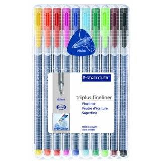 Staedtler Triplus Fineliner Pens 10 color Pack, 334SB10