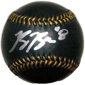  Ryan Braun Autographed Rawlings Black Baseball Sports 