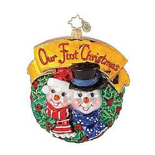 Frosty First  Christopher Radko Seasonal Christmas Ornaments 