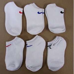  Nike Low Cut Kids Socks 6 pairs